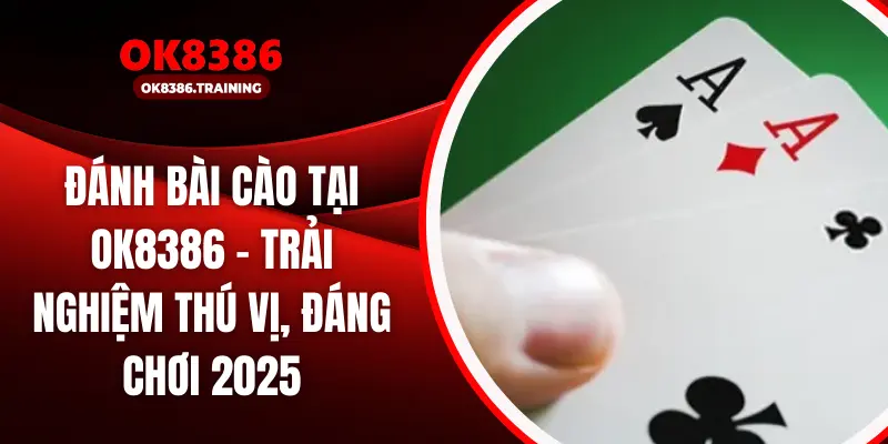 Đánh Bài Cào tại OK8386 – Trải Nghiệm Thú Vị, Đáng Chơi 2025